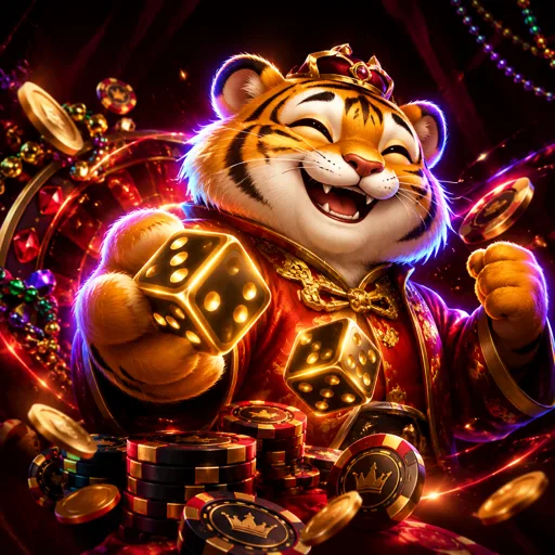 Rodada de re-spin do Fortune Tiger com o tigre wild travado no centro do grid
