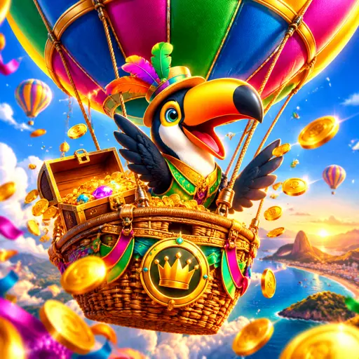Miniatura de jogo crash com balão inflando e multiplicador na tela