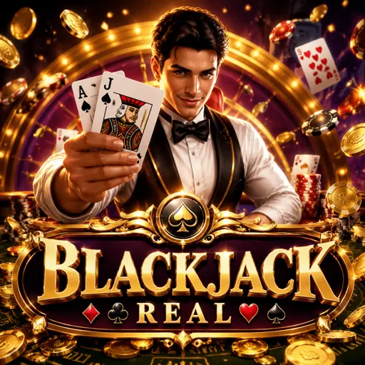 Mesa de blackjack ao vivo do D82 com dealer distribuindo cartas e fichas sobre o feltro