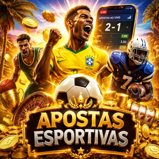 Painel de apostas esportivas com jogos de futebol ao vivo