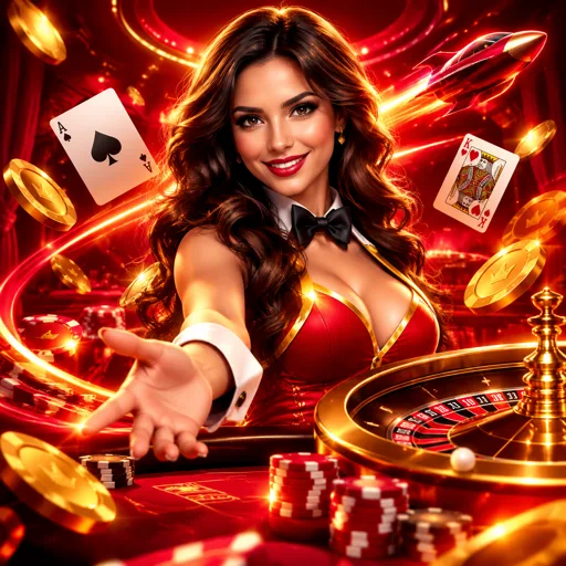 Ícone de mesa de cassino ao vivo com dealer real