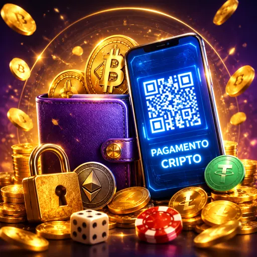 Ícones de criptomoedas aceitas para depósito e saque no D82