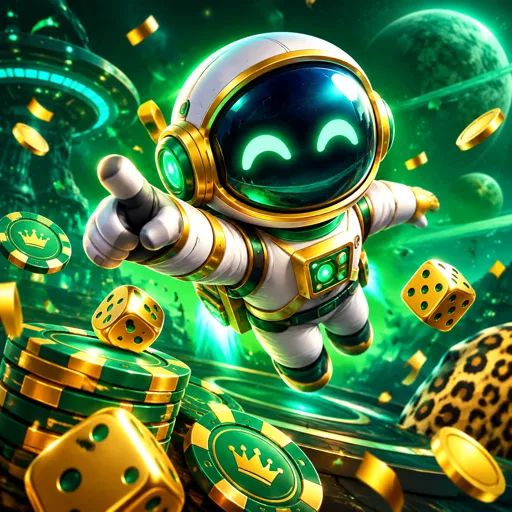 Tela do Spaceman com campo de aposta e contador antes do lançamento do astronauta